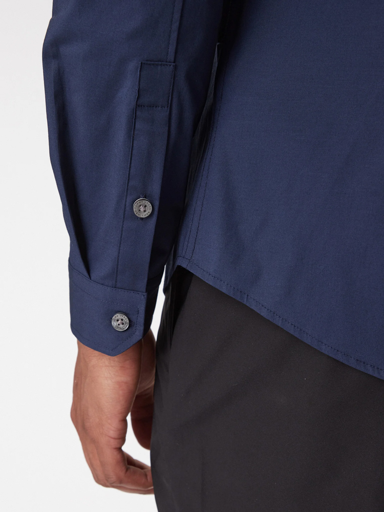 Men's Navy Blue Tjm Original Stretch Shirt Tommy Jeans DM0DM04405-002