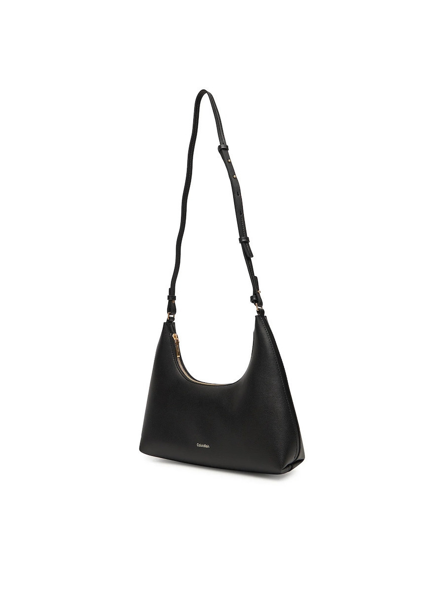 Women's Black Foil Logo Shoulder Bag Calvin Klein LV04F3272G-332