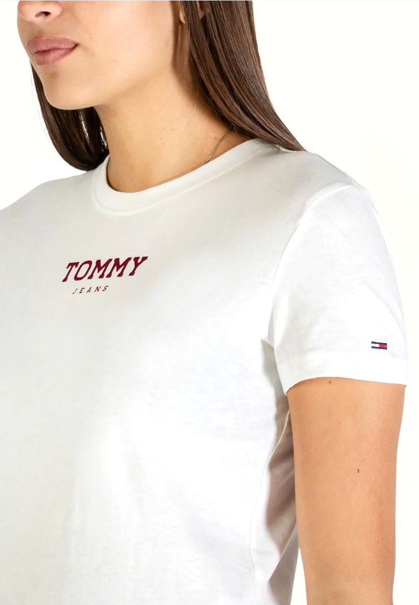 Γυναικείο T-shirt Λευκό Tommy Jeans DW0DW21842-YBL
