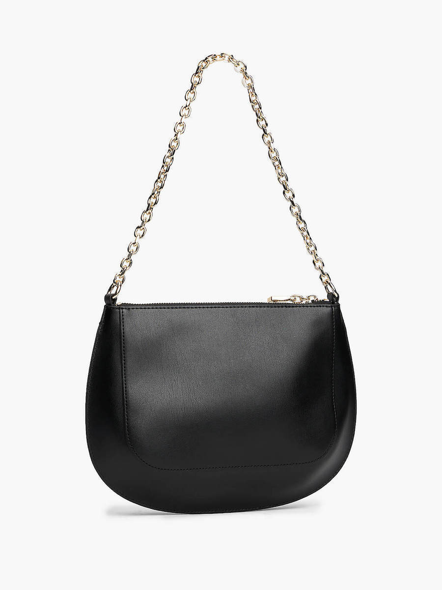 Women's Black TH Glam Conv Med Crossover Bag Tommy Hilfiger AW0AW18143-BDS