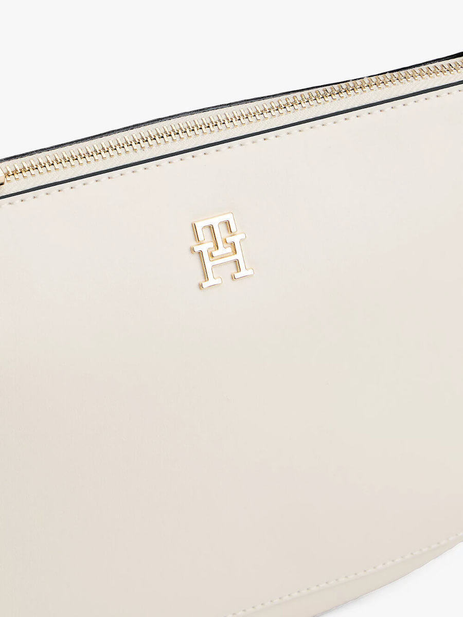 Women's Cream TH Glam Conv Med Crossover Bag Tommy Hilfiger AW0AW18143-AEO