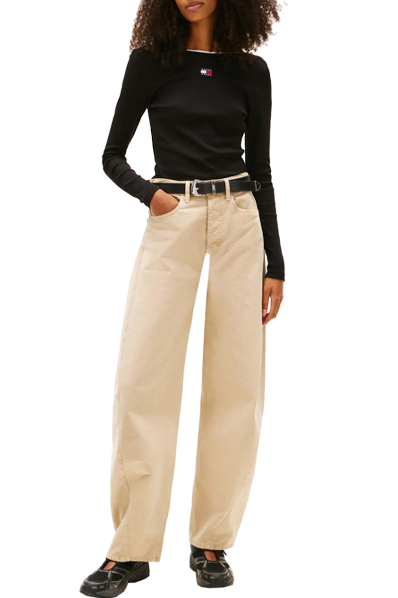 Γυναικεία Μακρυμάνικη Μπλούζα Μαύρη Tommy Jeans DW0DW21839-BDS