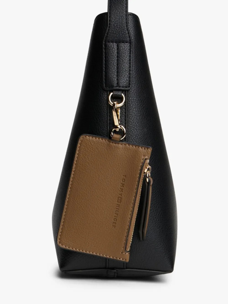 Γυναικεία TH Icon Τσάντα Μαύρη Tommy Hilfiger AW0AW18140-BDS