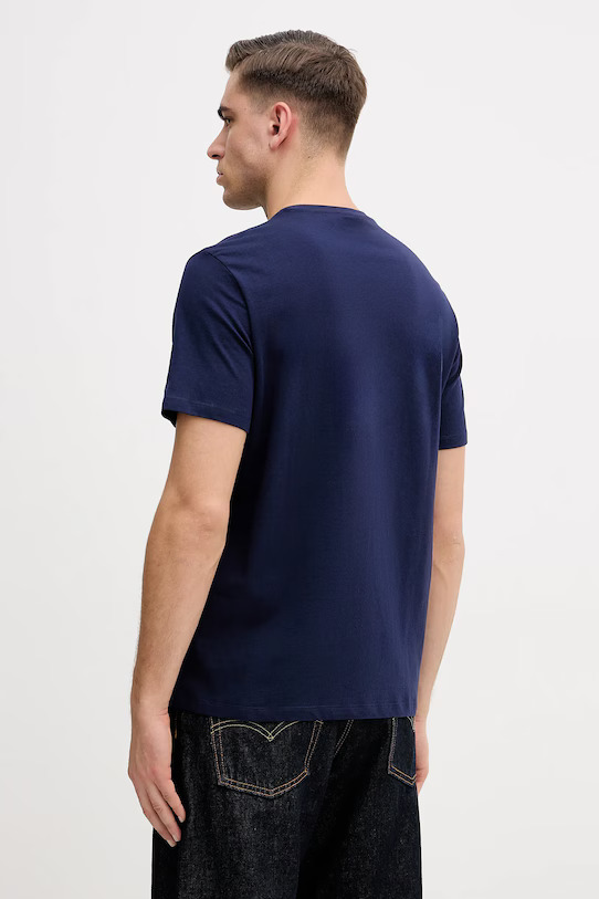 Men's Navy Blue Ss Classic Monogram Tee Calvin Klein LV04RD254G-WFW