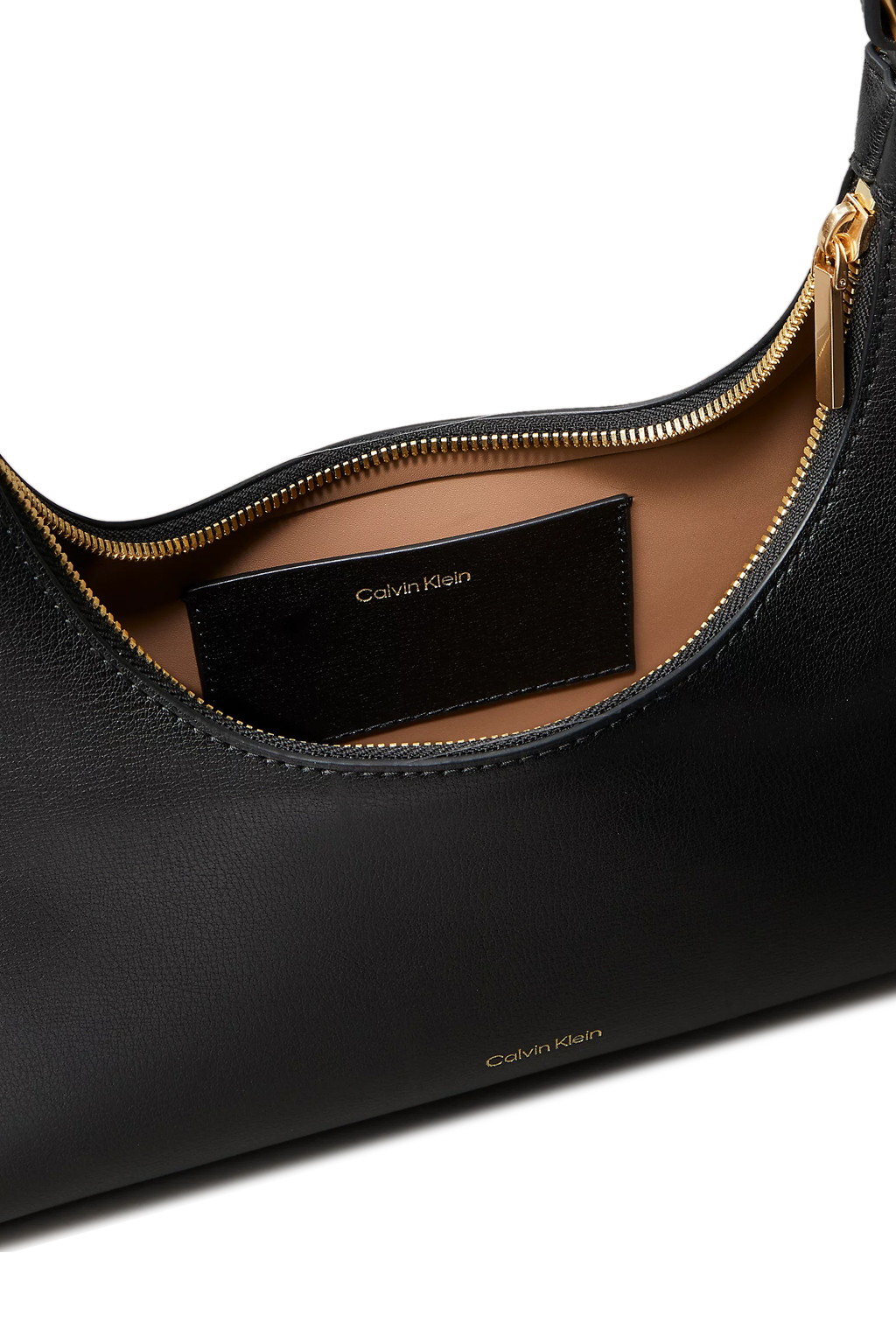 Women's Black Foil Logo Shoulder Bag Calvin Klein LV04F3272G-332