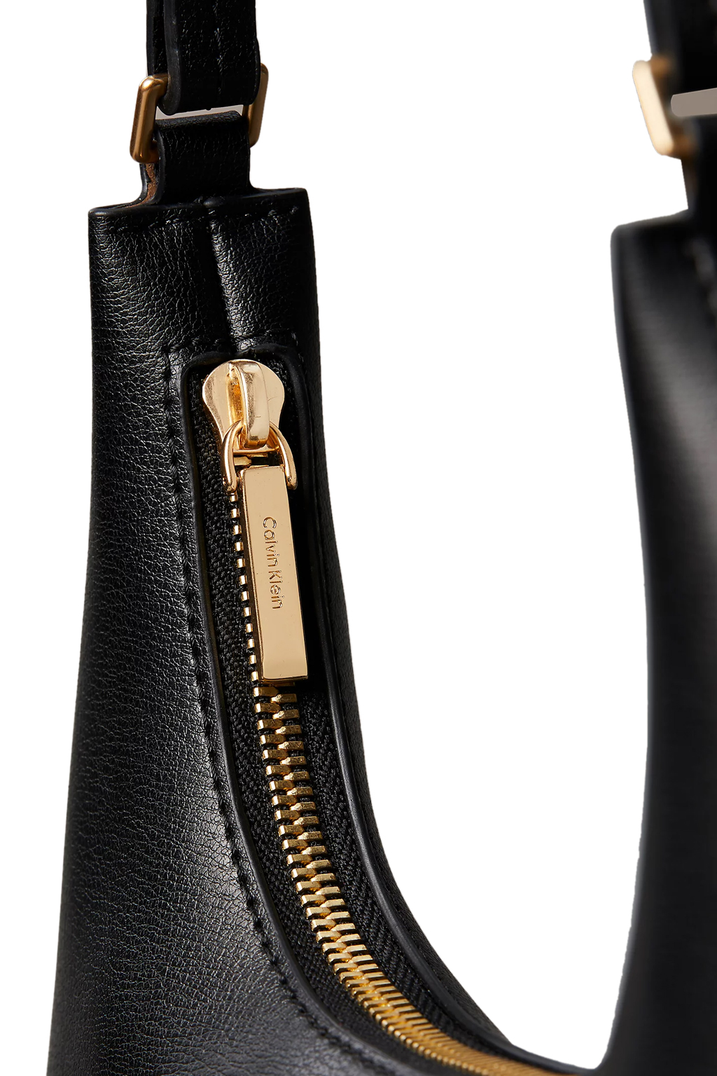 Women's Black Foil Logo Shoulder Bag Calvin Klein LV04F3272G-332