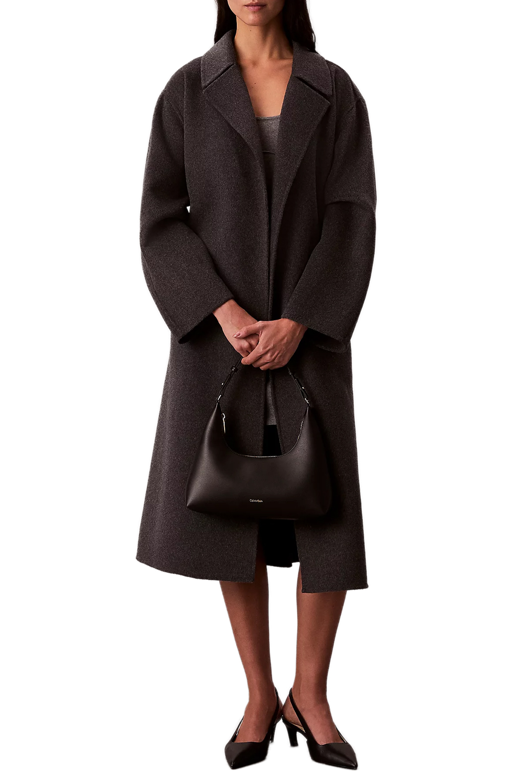 Women's Black Foil Logo Shoulder Bag Calvin Klein LV04F3272G-332