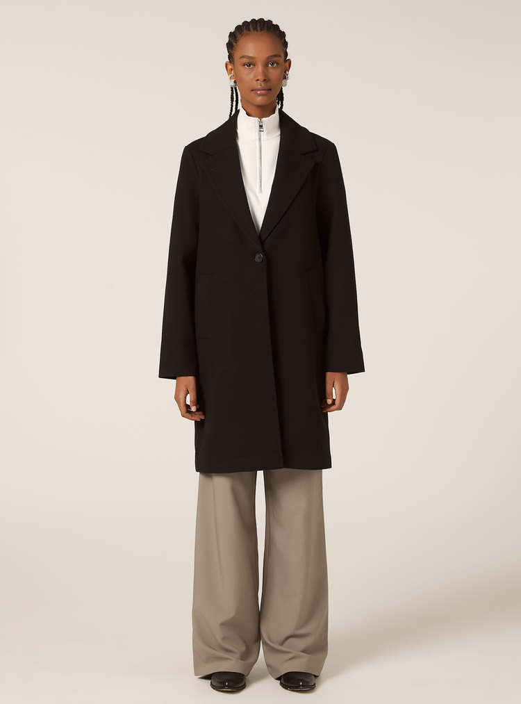 Women's Black Coat Alcott CP2270DOAX15-BLACK