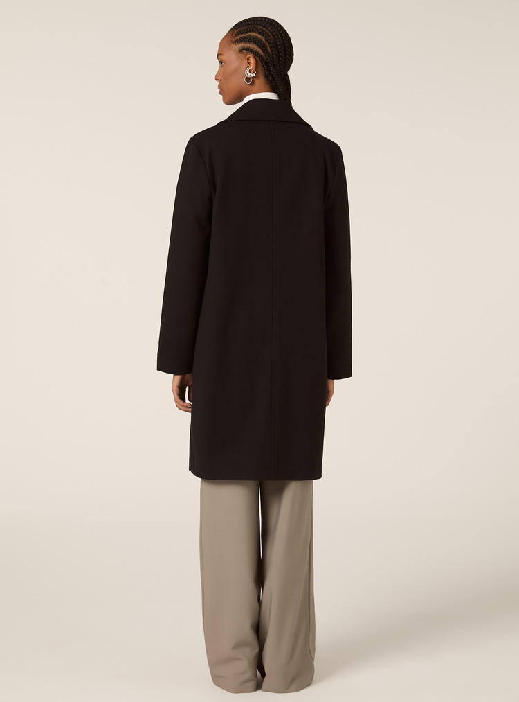 Women's Black Coat Alcott CP2270DOAX15-BLACK