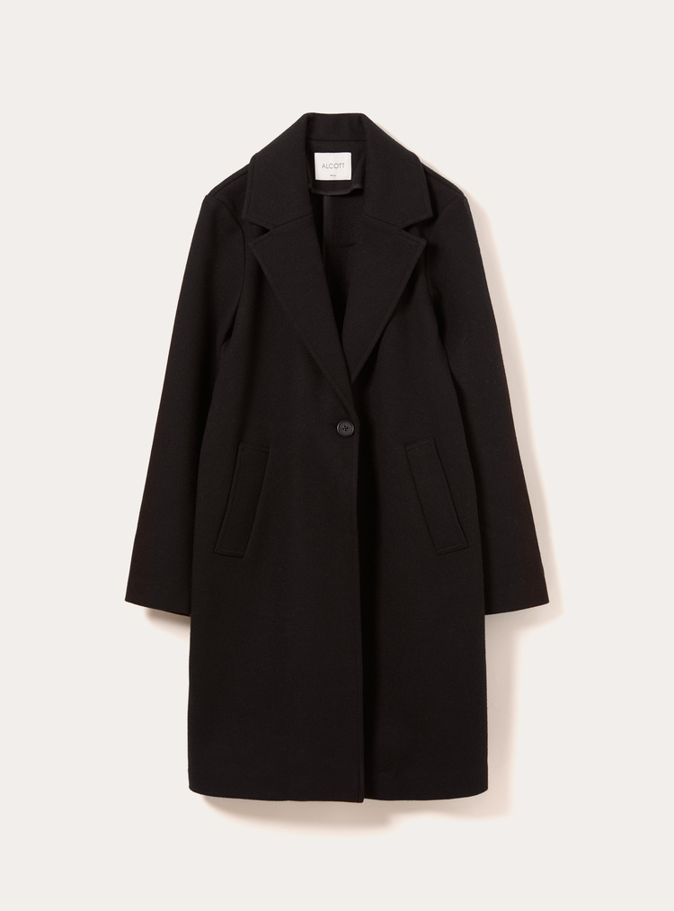 Women's Black Coat Alcott CP2270DOAX15-BLACK