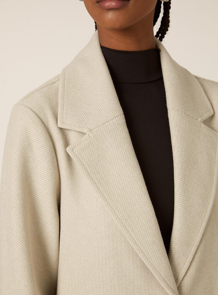 Women's Beige Coat Alcott CP2270DOAX15-MEL DARK