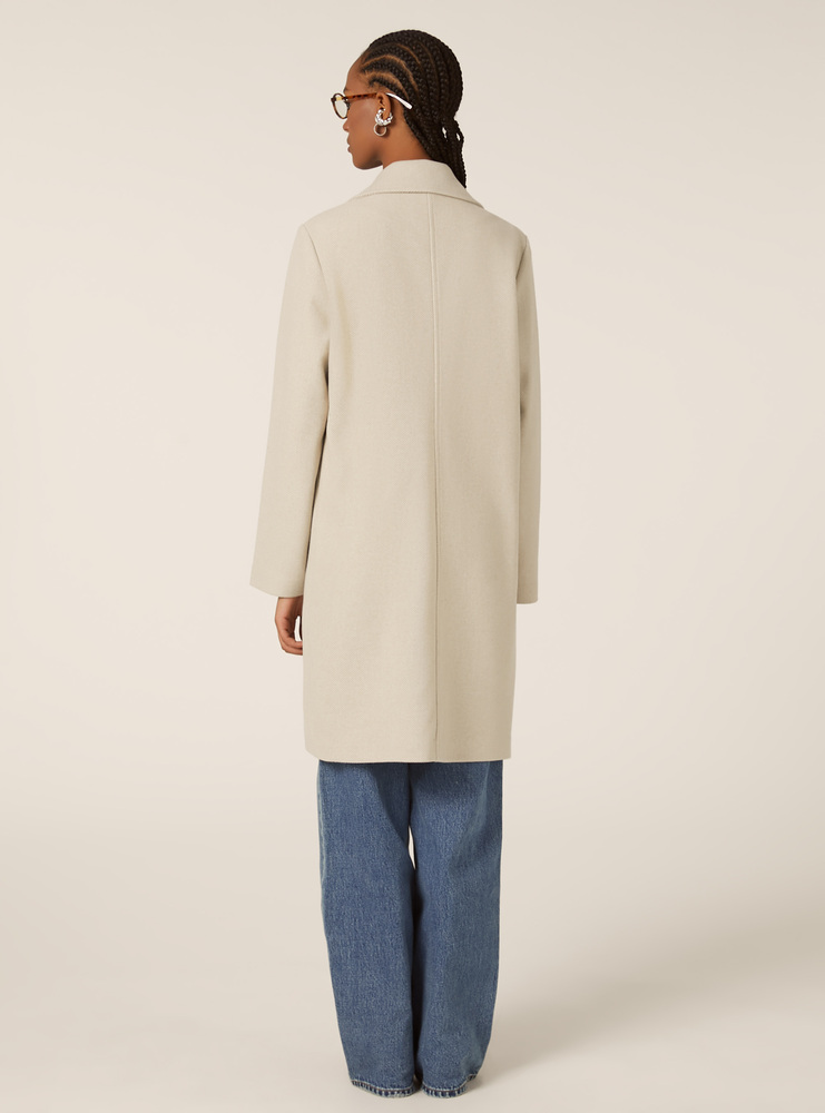 Women's Beige Coat Alcott CP2270DOAX15-MEL DARK