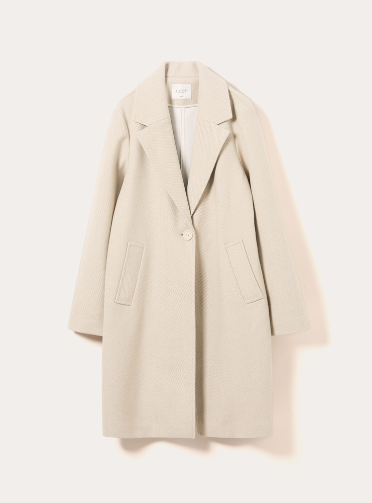 Women's Beige Coat Alcott CP2270DOAX15-MEL DARK