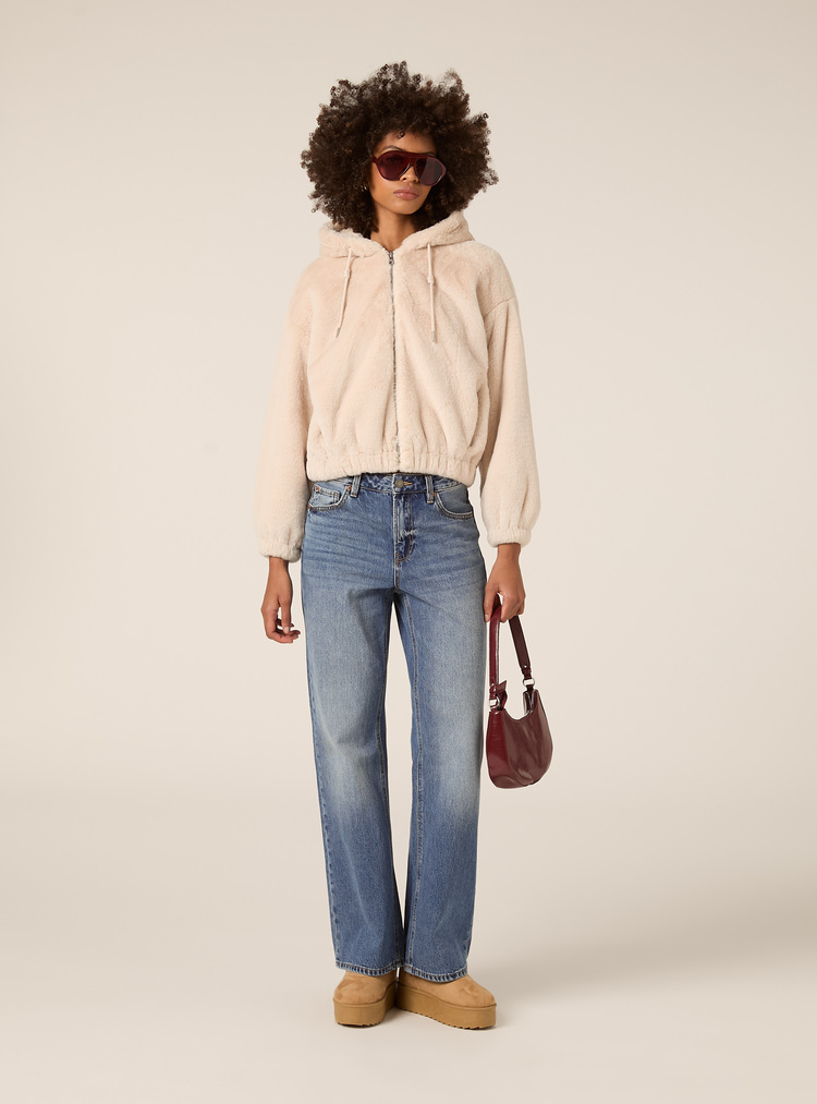 Women's Off White Eco Fur Alcott GB2121DOAX15-OFFWHITE