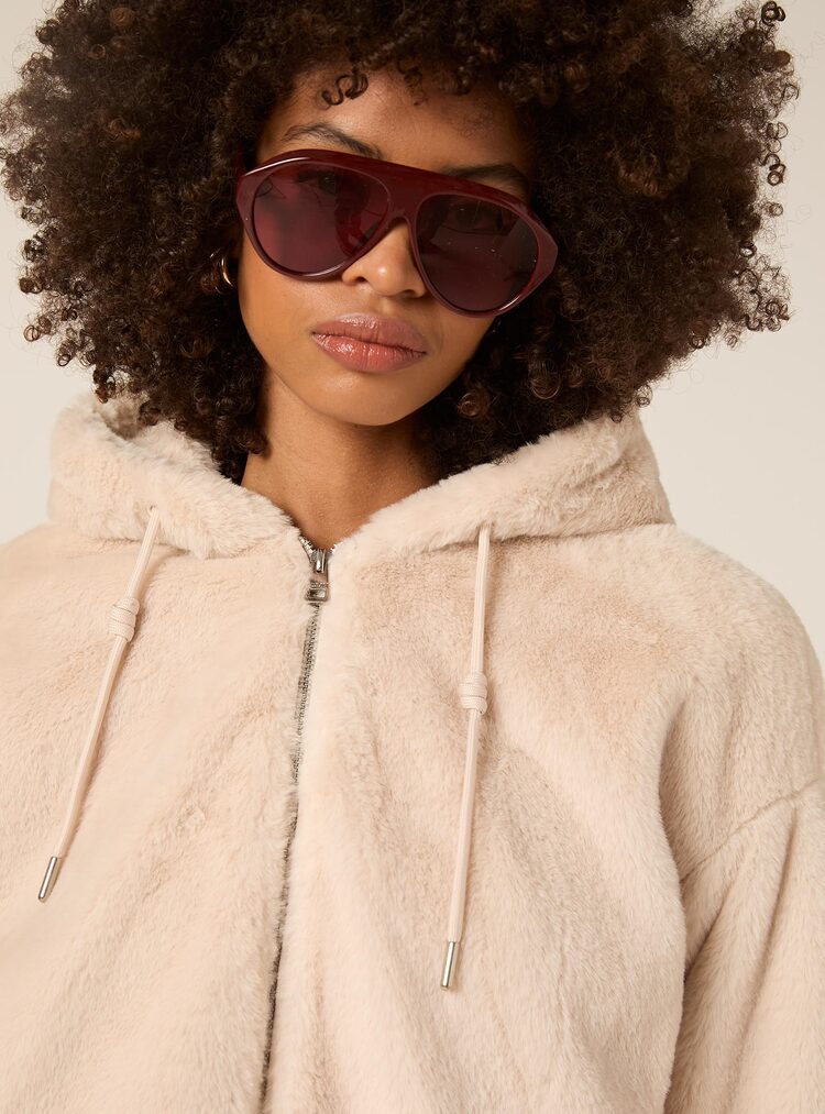 Women's Off White Eco Fur Alcott GB2121DOAX15-OFFWHITE