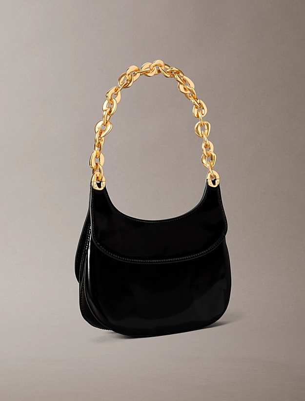 Women's Black Chain Shoulder Bag Calvin Klein LV04F3403G-UB1