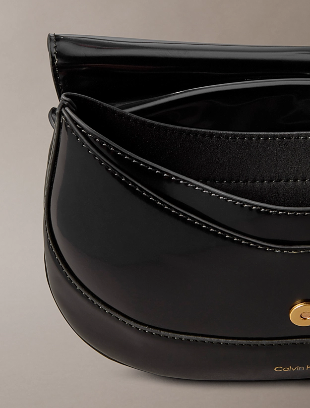 Women's Black Chain Shoulder Bag Calvin Klein LV04F3403G-UB1