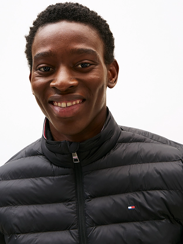 Men's Black Core Packable Recycled Jacket Tommy Hilfiger MW0MW39990-BDS