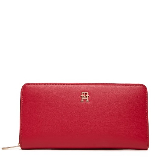 Women's Red TH Icon Lrg Za Wallet Tommy Hilfiger AW0AW17744-XLG