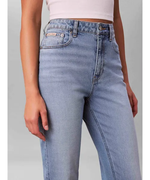 Women's Blue New Mom Jean Panama Calvin Klein LV047E787G-3KQ