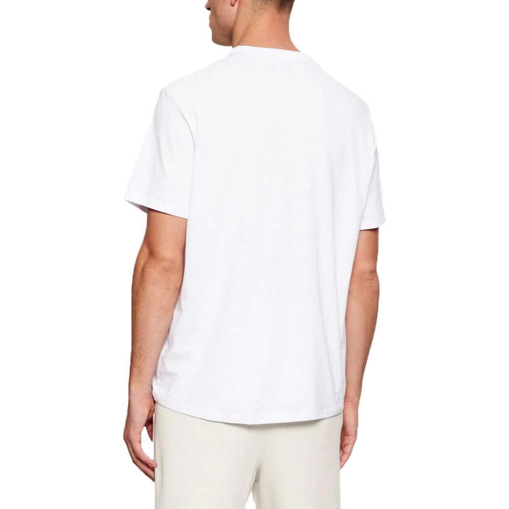 Men's White Ss 30s Micro Monologo Graphic Tee Calvin Klein LV04RB866G-YAA