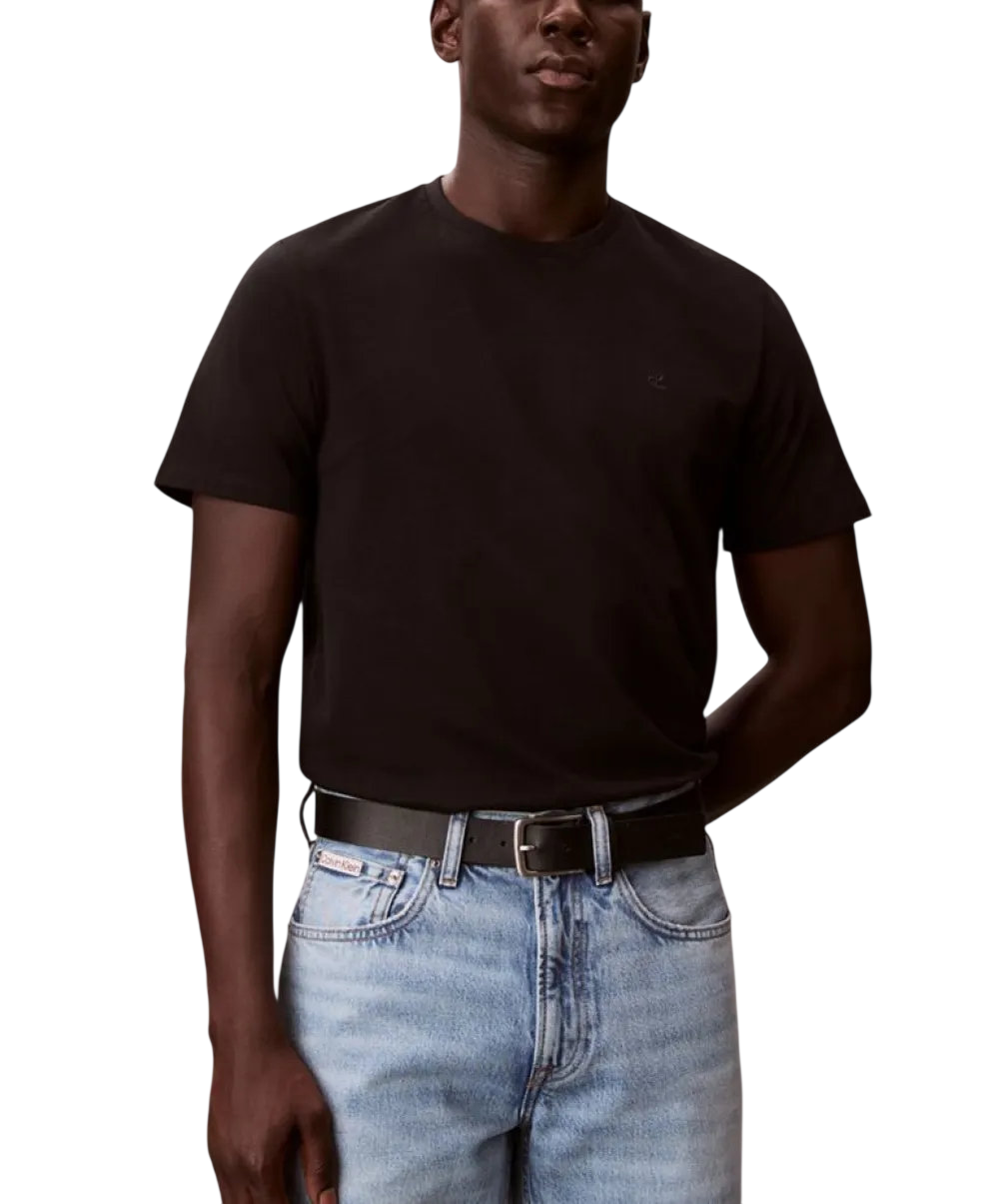 Men's Black Ss Classic Monogram Tee Calvin Klein LV04RD254G-UB1