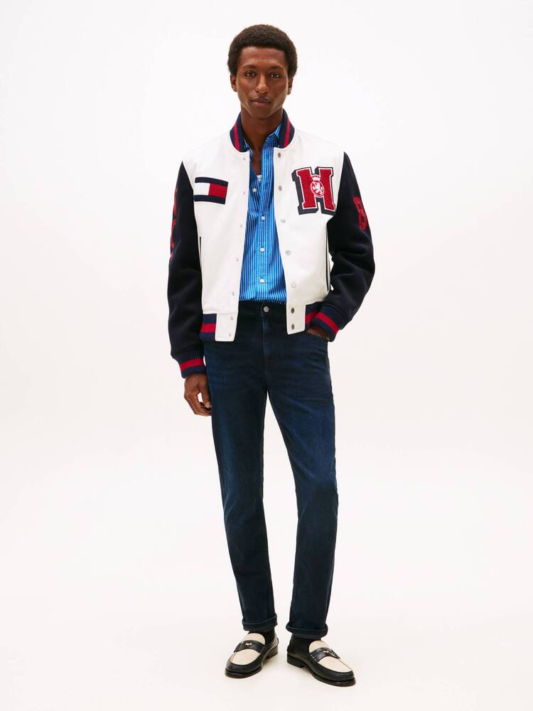 Ανδρικό Slim Bleecker Τζιν Navy Μπλε Tommy Hilfiger MW0MW41906-1BN