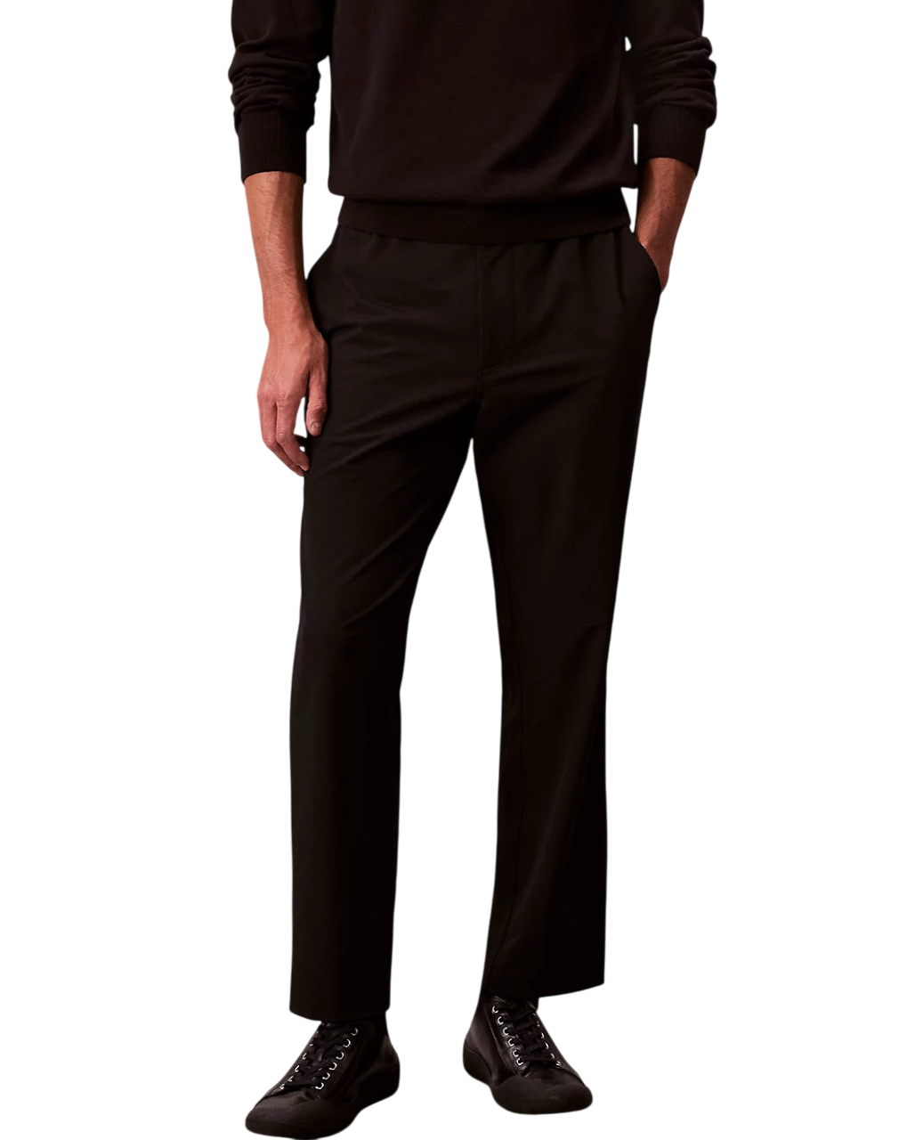 Men's Black Classic Tech Elastic Jogger Pant Calvin Klein LV04LD615G-UB1