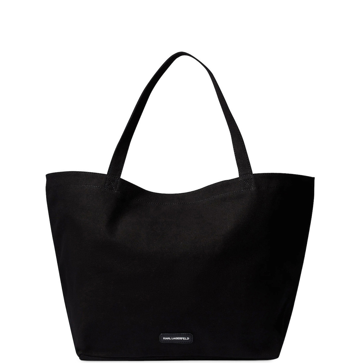 Women's Black K/Rsg Canvas Shopper Bag Karl Lagerfeld A1W50006-999 BLACK
