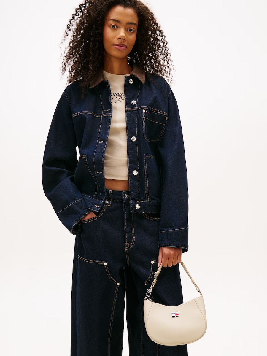 Women's Beige Tjw Daily Elevated Shoulder Bag Tommy Jeans AW0AW18064-ABY