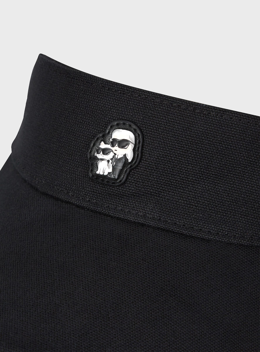 Γυναικείο Ikon Visor Καπέλο Μαύρο Karl Lagerfeld B1W33021-999 BLACK