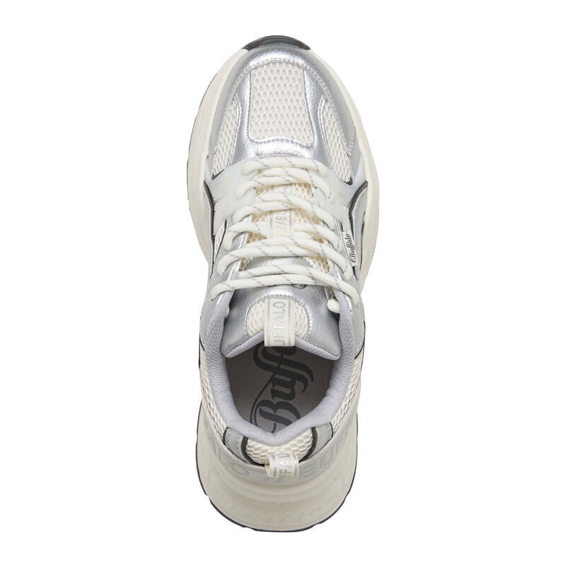 Γυναικεία Yuno One Sneakers Λευκά Buffalo BUF1636643-WHI/BLA/SIL