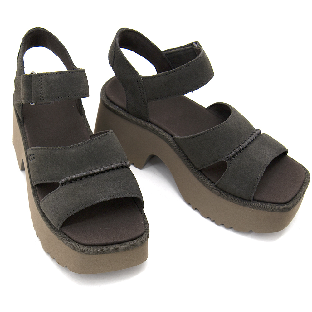 Γυναικεία New Heights Ankle Strap Σανδάλια Χακί UGG 1167475-DNSS