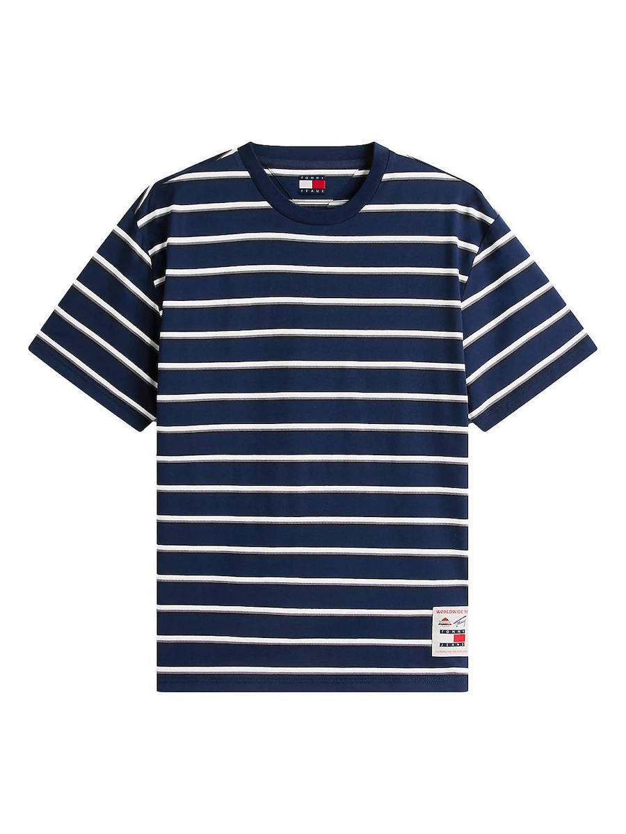 Ανδρικό T-shirt Navy Μπλε Tommy Jeans DM0DM22325-C1G