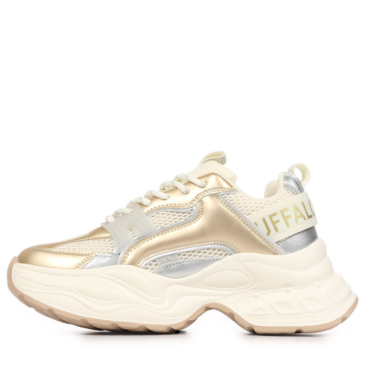 Γυναικεία Yuno One Sneakers Μπεζ Buffalo BUF1636644-CREAM GOLD
