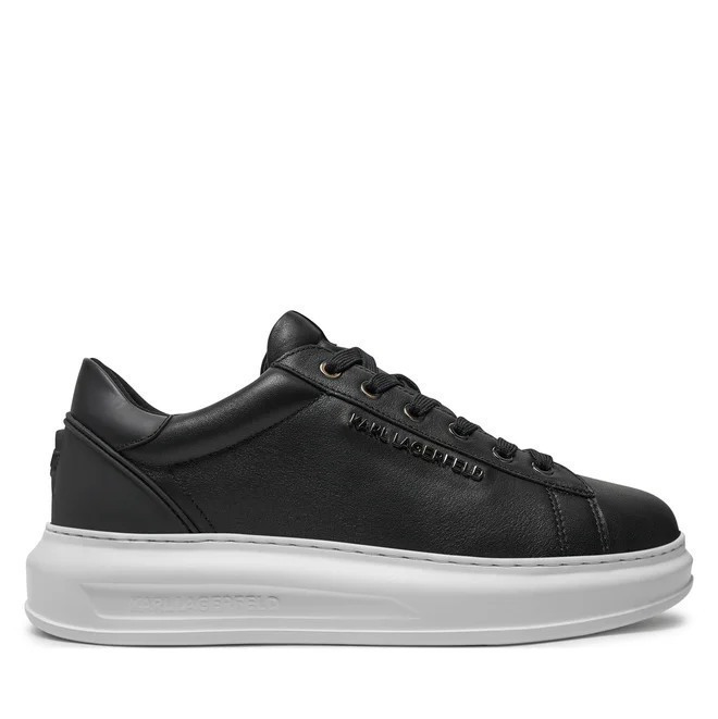 Ανδρικά Δερμάτινα NFT Kounter Sneakers Μαύρα Karl Lagerfeld KL52575N-000 BLACK
