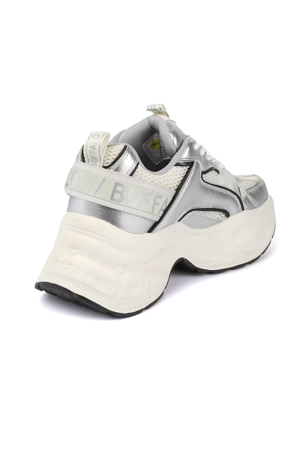 Γυναικεία Yuno One Sneakers Λευκά Buffalo BUF1636643-WHI/BLA/SIL