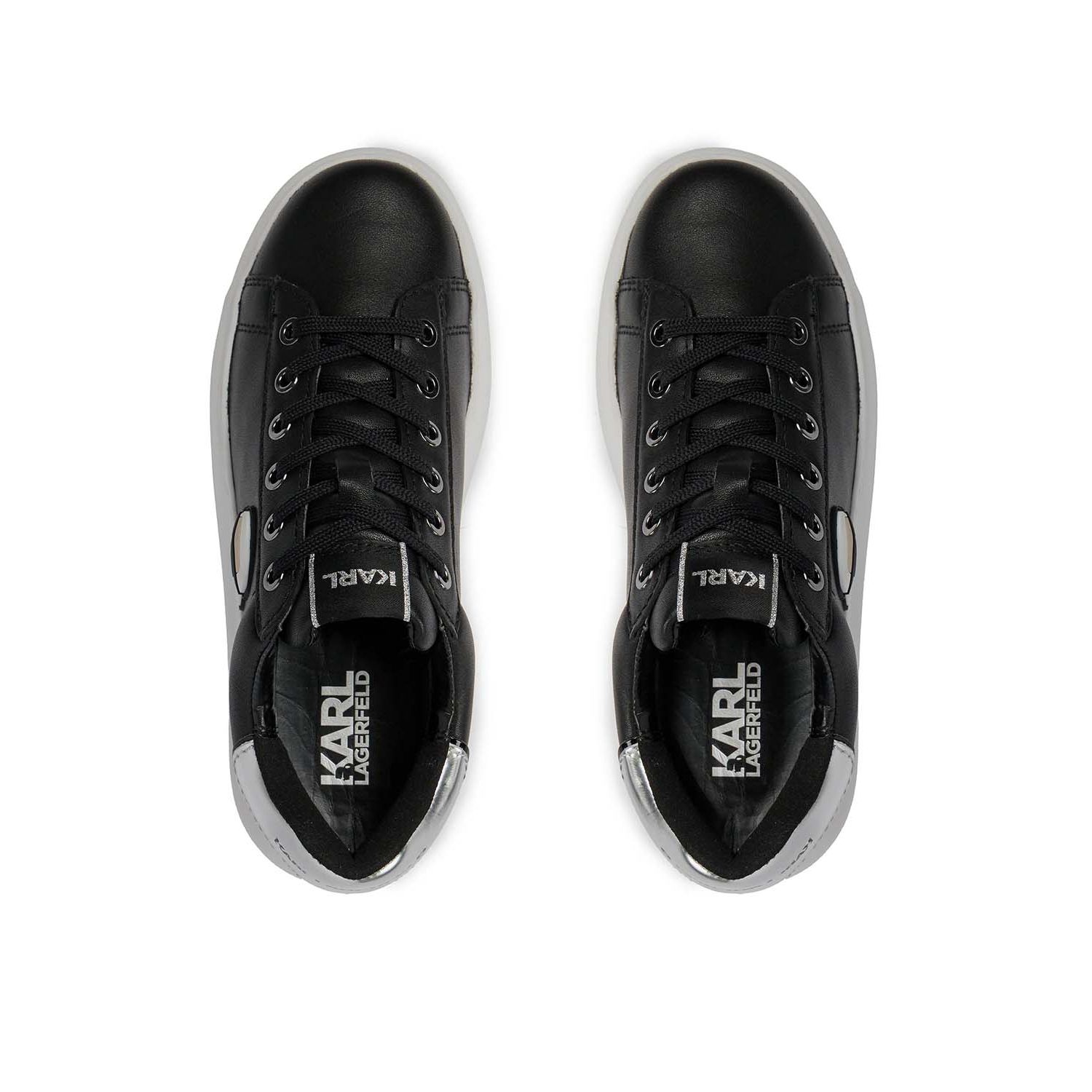 Γυναικεία Δερμάτινα NFT Sneakers Μαύρα Karl Lagerfeld KL62530N-000 BLACK