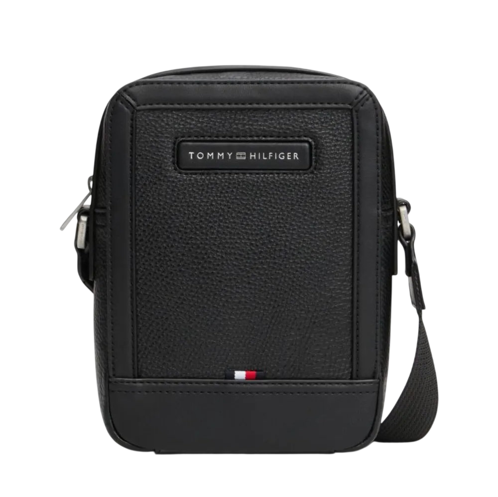 Men's Black TH Central Mini Reporter Bag Tommy Hilfiger AM0AM14011-BDS