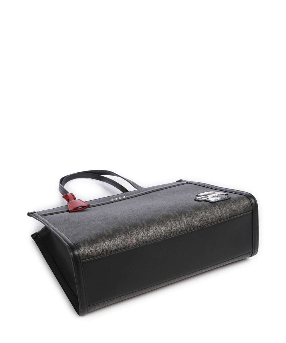 Γυναικεία Ikon Monogram Τσάντα Μαύρη Karl Lagerfeld B1W30022-2LS BROWN KL MONO