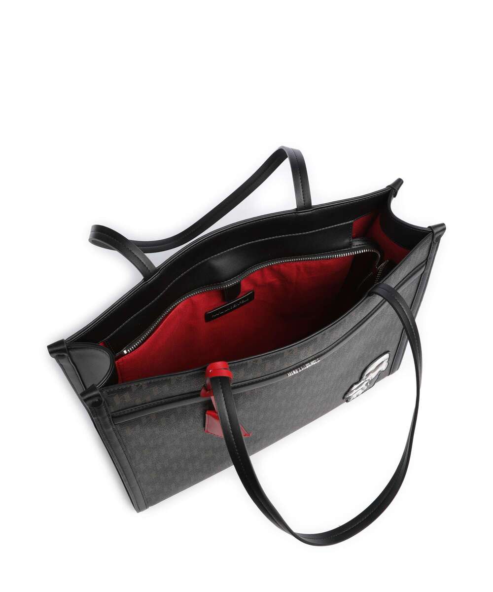 Γυναικεία Ikon Monogram Τσάντα Μαύρη Karl Lagerfeld B1W30022-2LS BROWN KL MONO