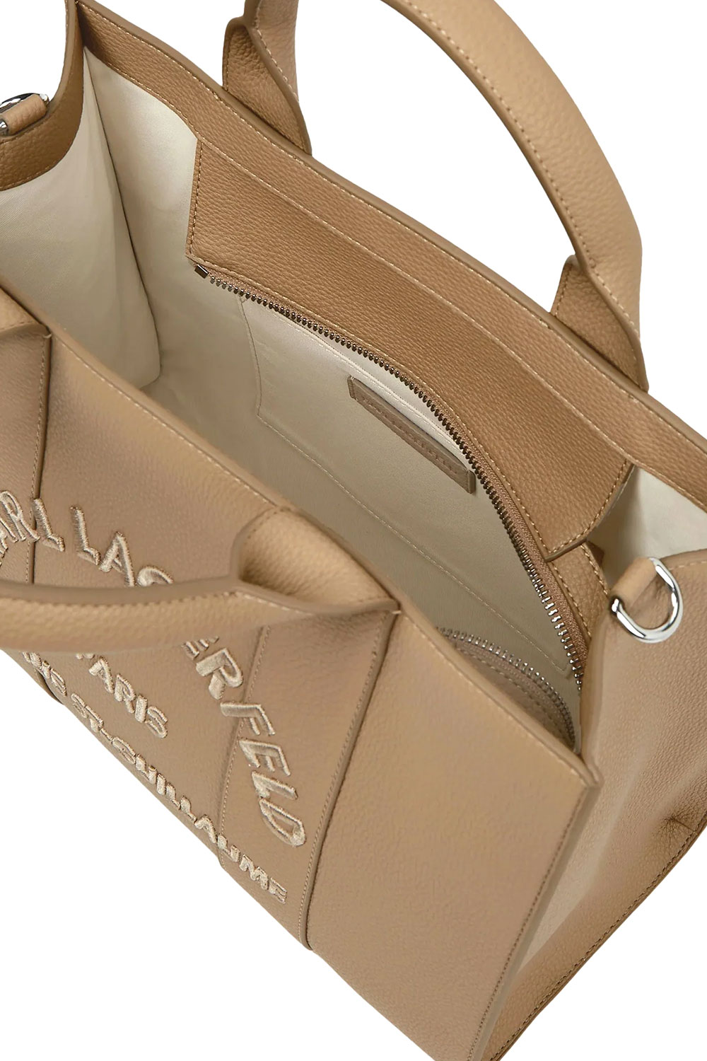 Γυναικεία K/Rsg Tote Τσάντα Καφέ Karl Lagerfeld B1W30041-1LG NOUGAT