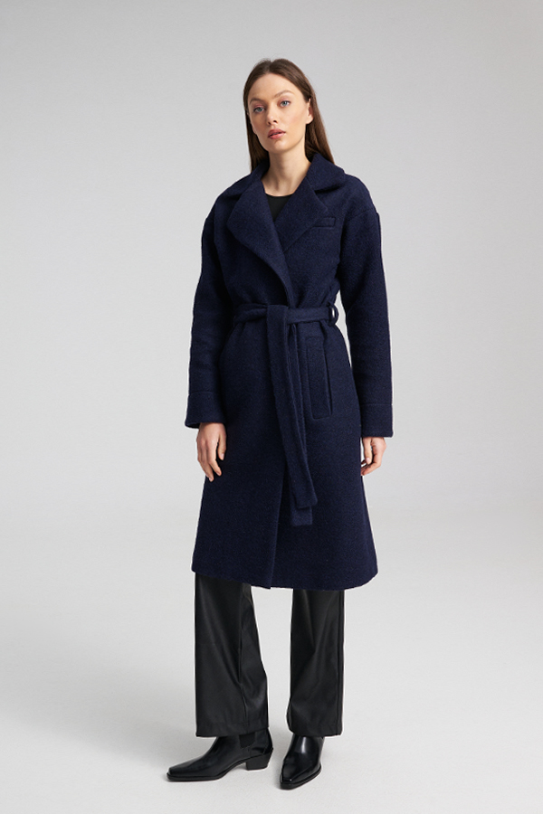 Women's Blue MELLIO COAT Mind Matter MML25-02-06-027