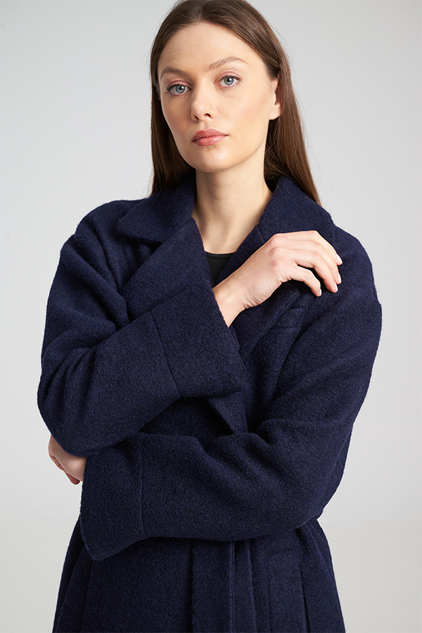 Women's Blue MELLIO COAT Mind Matter MML25-02-06-027