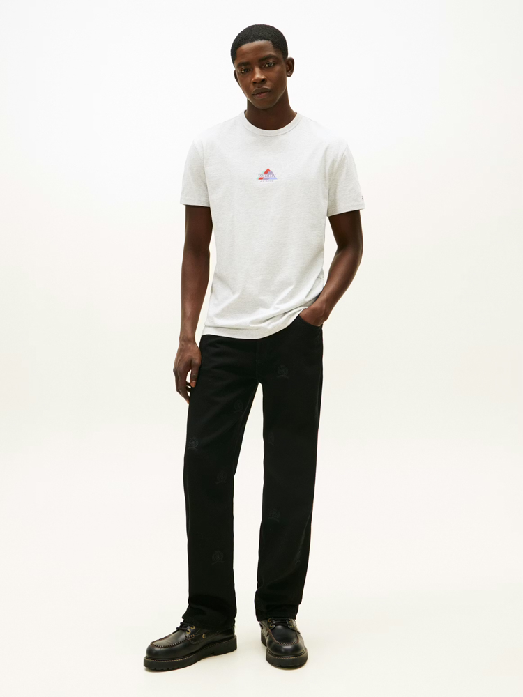 Ανδρικό T-shirt Γκρι Tommy Jeans DM0DM22311-P08