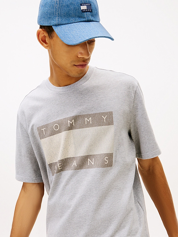 Ανδρικό T-shirt Γκρι Tommy Jeans DM0DM22463-Q13