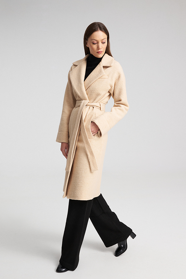 Γυναικείο Mellio Παλτό Ecru Mind Matter MML25-02-06-027