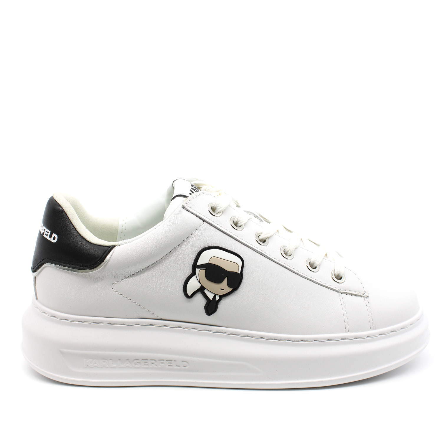 Γυναικεία Δερμάτινα NFT Sneakers Λευκά Karl Lagerfeld KL62530N-011 WHITE