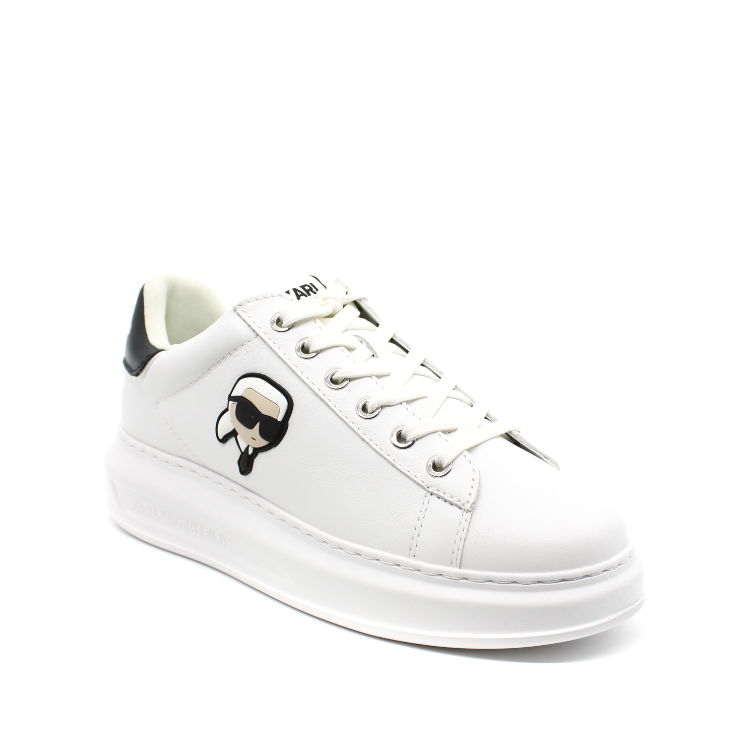 Γυναικεία Δερμάτινα NFT Sneakers Λευκά Karl Lagerfeld KL62530N-011 WHITE