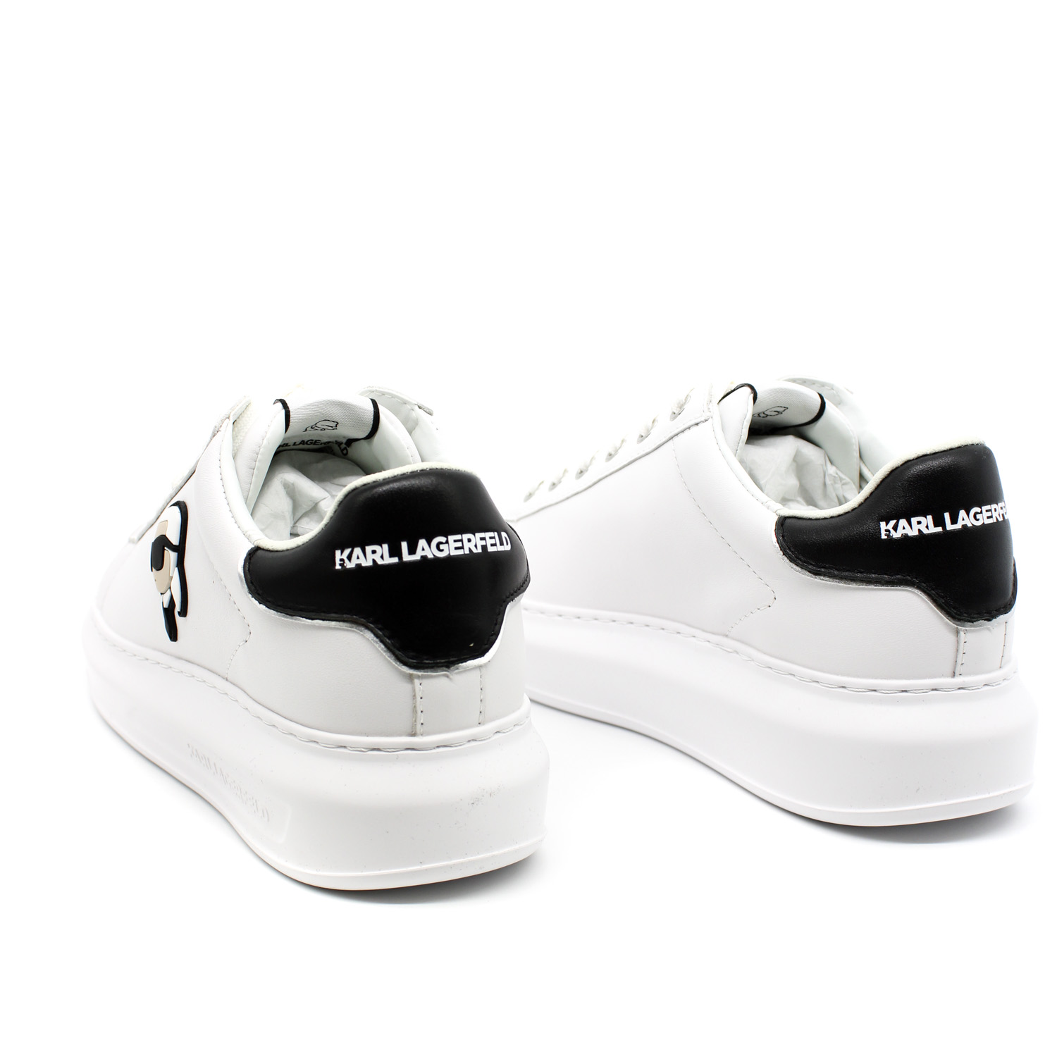 Γυναικεία Δερμάτινα NFT Sneakers Λευκά Karl Lagerfeld KL62530N-011 WHITE